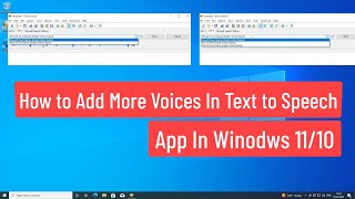 How to Add More Voices In Text to Speech App [upl. by Airpac]