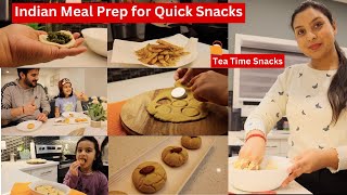 Indian Meal prep for Evening snacks  Quick Indian Snacks Ideas  Store upto 7 Days kids friendly [upl. by Jessamine668]