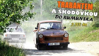 TRABANTEM A ŠKODOVKOU NA VLNĚ NOSTALGIE  Gumbalkan 2023 Official Road Movie [upl. by Devad]