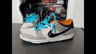 Nike SB Dunk Low Pro Olympic Safari Electric Pack On Feet Review [upl. by Edme]