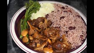 How To Make Perfect Rice and Peas Jamaican Cooking  Step By Step Recipe The Real Heavenly Bites [upl. by Caras]