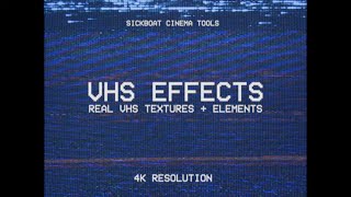 VHS Effects Real VHS Texture Overlays 4K  Real Video Tape Effect [upl. by Elleral]