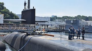 On board the US Navys largest submarine Michigan [upl. by Brechtel213]