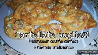 Cartellate pugliesi fatte in casa con monsieur cuisine connect e impasto a mano buonissime 😋 [upl. by Enelhtac]