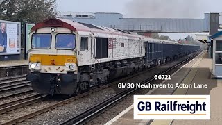 66721 6M30 Newhaven to Acton Lane 07112024 [upl. by Chloris]