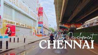 Chennai City Development  TNagar 4K [upl. by Cornela]