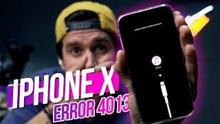 IPHONE X ERROR 4013  SOLUCIONADO ✅ FÁCIL 🥳 [upl. by Lhadnek428]