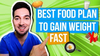 How to gain weight fast for girls and men with foods plan [upl. by Pearse521]