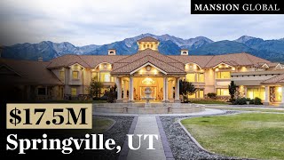 A Utah Megamansion Roughly as Big as the White House  Record Breakers [upl. by Yanttirb]