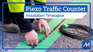 How to Install Piezoelectric Traffic Counter  RoadPod VP  MetroCount [upl. by Rednaxela]