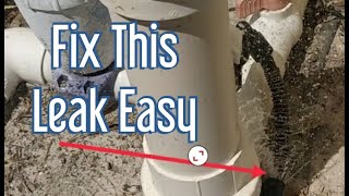 Fix This Common Chlorinator Leak Easy howto pool fix [upl. by Barkley]