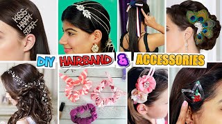 Amazing DIY Easy Stylish Hairbands amp Hair Accessories From Waste  Quick amp Easy DIY Hairbands [upl. by Arymahs]