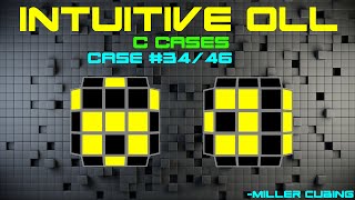 Intuitive Full OLL C Cases [upl. by Noiemad]