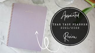 Appointed Year Task Planner Review With Pen Test 20212022 Edition [upl. by Erastes]