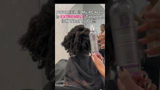 The Secret to Detangling Matted Hair  4C Hair Detangle  Avoid Unnecessary Breakage with This [upl. by Eveneg]