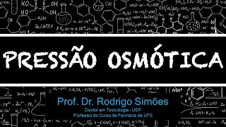 PRESSÃO OSMÓTICA [upl. by Llerihs]