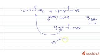 If a mixture containing ethyl acetate and Ethyl propanoate is refluxed With C2 H5 O [upl. by Uta]