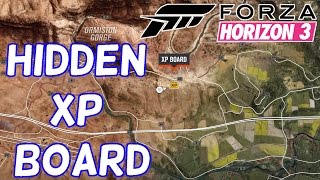 Hidden XP Board Near Ormiston Gorge Revealed  Forza Horizon 3 [upl. by Leann53]