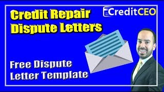 Credit Repair Dispute Letters  Free Dispute Letter Template [upl. by Daeriam]