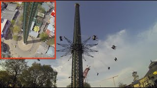 Praterturm  Century Starflyer  POV  Wiener Prater [upl. by Ileek]