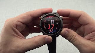 Garmin Fenix 8 47mm AMOLED Sapphire Carbon Gray DLC Titanium with BlackPebble Gray band Unboxing [upl. by Sella]