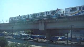 Vancouver SkyTrain Arriving at a Station 2008 [upl. by Aleakam]