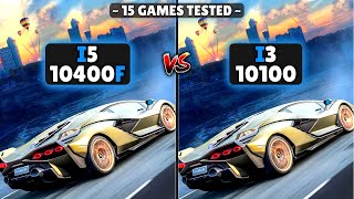 Intel Core I5 10400f vs I3 10100  10th Gen i3 vs i5  Test In 15 Games [upl. by Asirb661]