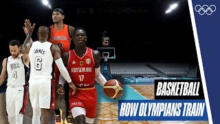 🏀How do basketball players train 🏋️⛹️ How Olympians Train [upl. by Penn]