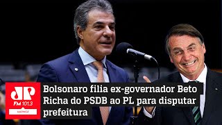 Beto Richa deve trocar PSDB pelo PL para ser candidato de Bolsonaro em Curitiba [upl. by Kit]