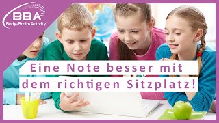 Noten verbessern 1 Schulnote besser durch richtigen Sitzplatz [upl. by Norrie785]