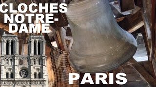 Cathédrale NotreDame de Paris  Sonnerie des 10 cloches Grand SolennelPlenum   HD [upl. by Westlund]