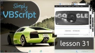 VBScript Basics Part 31  Internet Explorer  Existing Window Automation [upl. by Ymer]