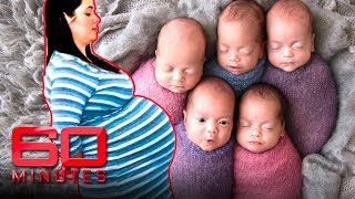 Surprised by Five Naturally conceived quintuplets  60 Minutes Australia [upl. by Ylurt]