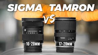 Sigma Vs Tamron  Best Budget Sony Wide Angle Lens [upl. by Eednil]