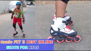 Best INLINE Skate for Kids  OXELO FIT3 Initial review  Product Details [upl. by Lavern96]