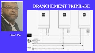 Video N°362 BRANCHEMENT ONDULEURS EN TRIPHASE [upl. by Krissie886]