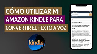 Cómo Utilizar mi Amazon Kindle para Convertir el Texto a voz en Español [upl. by Welford]