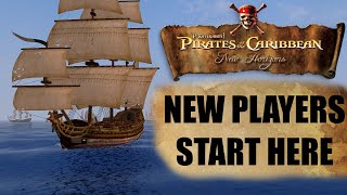 Pirates of the Caribbean New Horizons  NEW PLAYER GUIDE  Start here  Free Play Tutorial [upl. by Ahsinoj]