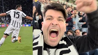 Gol di Gatti prima esulto poi mi arrabbio Stadium FISCHIA  Live Reaction Juventus Siviglia 11 [upl. by Merkley652]