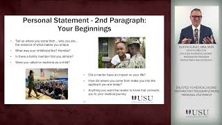 Enlisted to Medical Degree Program Personal Statement V2 [upl. by Bertolde]