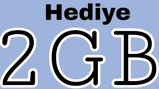 Vodafone bedava internet 2GB Hediye [upl. by Cloe935]