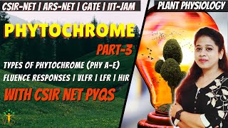 Phytochrome CSIR NET 3  Sensory Photobiology CSIR NET  Plant Physiology CSIR NET PYQ [upl. by Akcirderf]