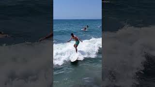 Sept 7 2024 Tourmaline Surfer get hit by loose Wavestorm while on his board riding [upl. by Lynd]