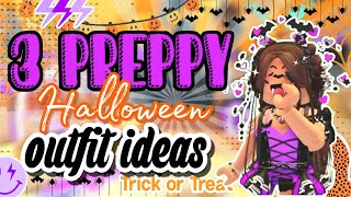 💜3 PREPPY HALLOWEEN OUTFIT IDEAS FEMALE🎃 [upl. by Hymie]