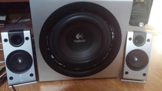 Logitech Z2300 sound and bass test max volume [upl. by Lydie]