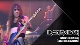 Iron Maiden  Hallowed Be Thy Name Live at Long Beach Arena [upl. by Arrahs]