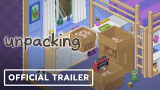 Unpacking  Official Trailer  Summer of Gaming 2021 [upl. by Lihas]