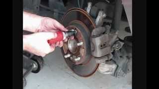 How to replace brake pads and rotors on Honda Civic 2007 part3 [upl. by Ender]