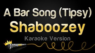 Shaboozey  A Bar Song Tipsy Karaoke Version [upl. by Masterson]