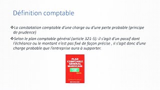 LA FISCALITÉ  LES PROVISIONS BDarija [upl. by Edla]